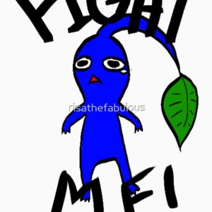 Blue Pikmin Fight Me Hoodie PI218 - Image 10