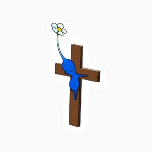 Blue Pikmins Crucifixion Hoodie PI175 - Image 10